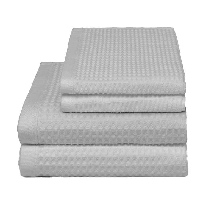Toalha Waffle 50x70 cm, Light grey Elvang Denmark