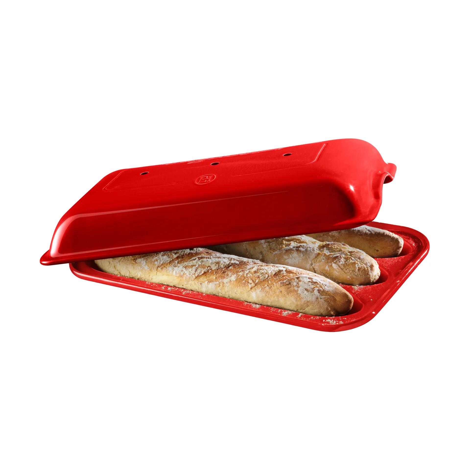Forma para baguete Emile Henry, Vermelho Emile Henry
