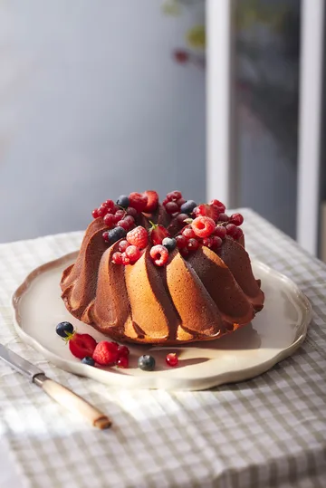 Prato de servir Emile Henry Madeleine - Cream, redondo - Emile Henry