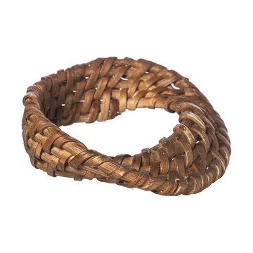 Argola para guardanapo Ernst, conjunto de 2 - Castanho escuro - ERNST