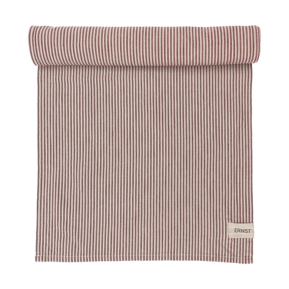 Caminho de mesa Ernst riscas 45x150, Vermelho-bege ERNST