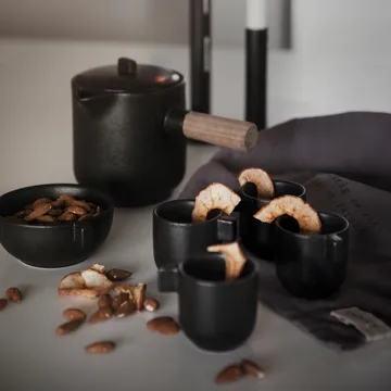 Caneca com asa para vinho quente Ernst 6 cm - preto - ERNST