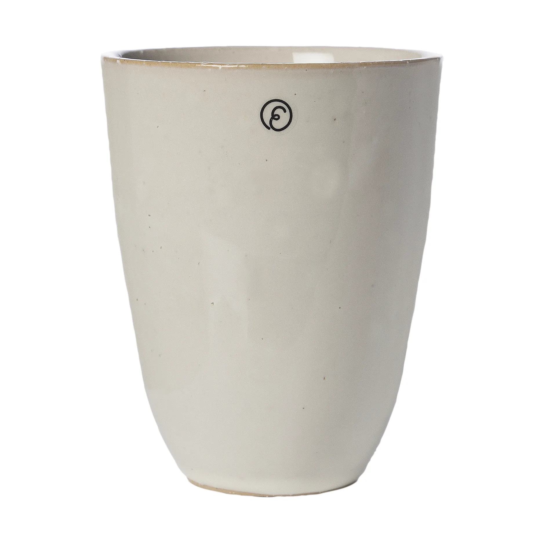 Caneca sem asa Ernst 11,5 cm, Natural branco ERNST