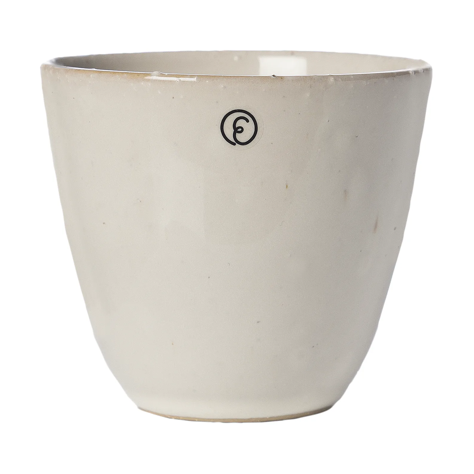 Caneca sem asa Ernst 8 cm, Natural branco ERNST