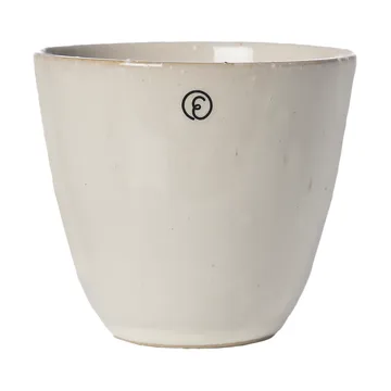 Caneca sem asa Ernst 8 cm - Natural branco - ERNST