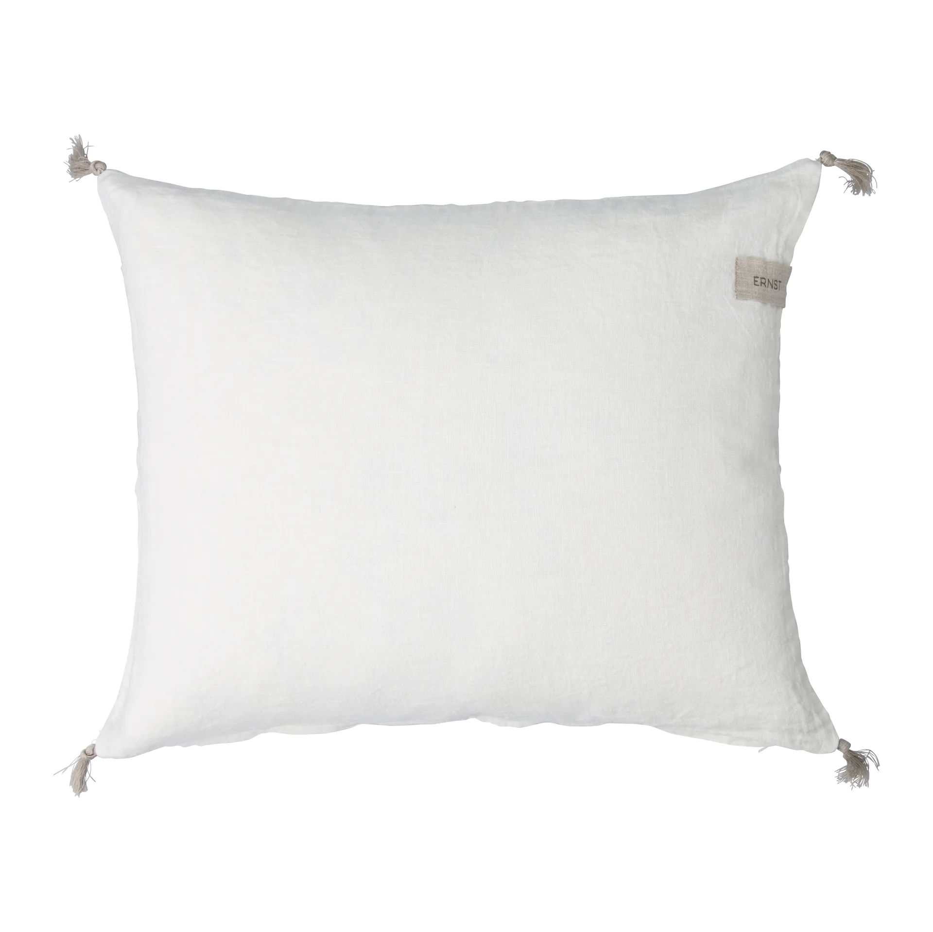 Capa de almofada com franjas Ernst 50 x 60 cm, branco ERNST
