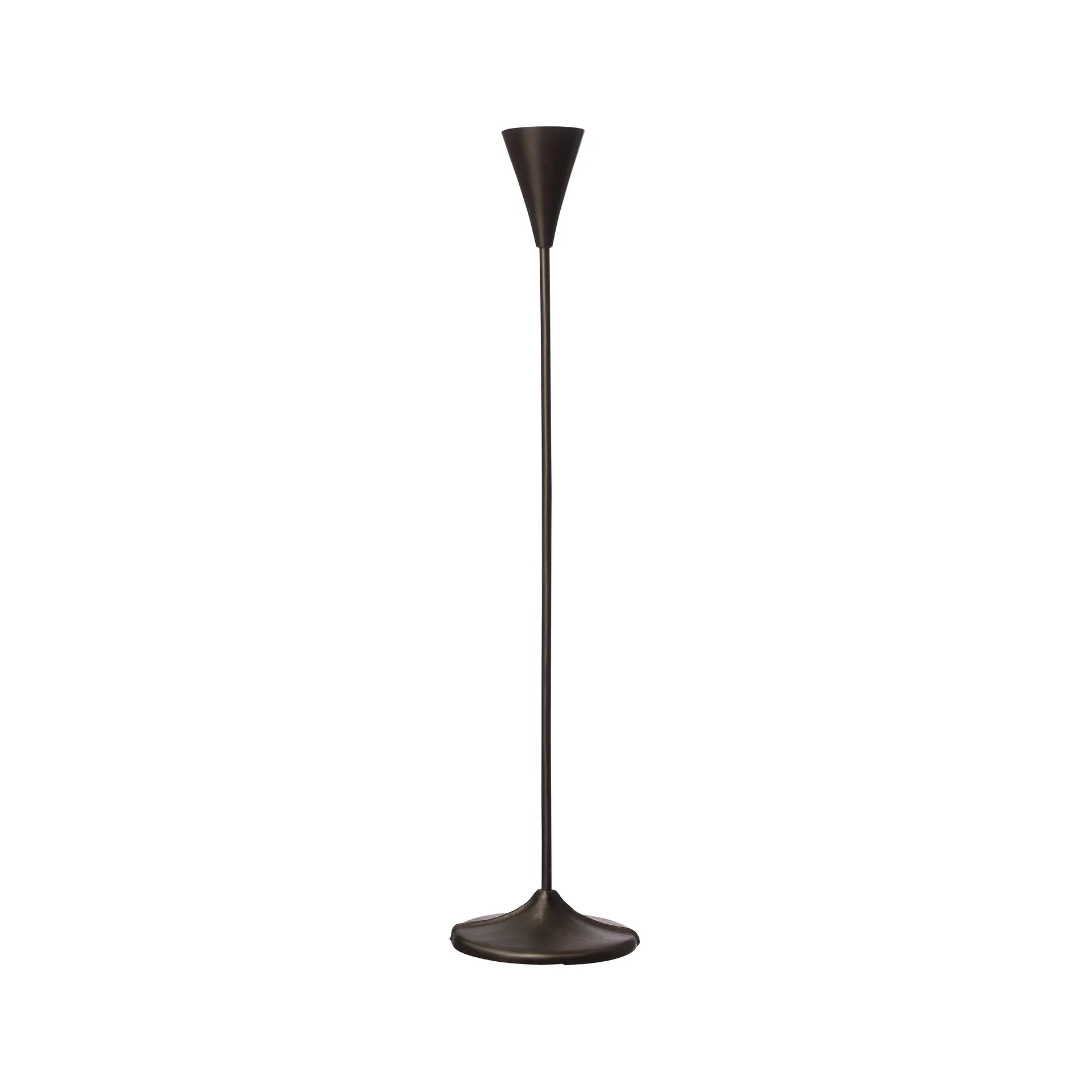 Castiçal Ernst cromo enegrecido, 35 cm ERNST