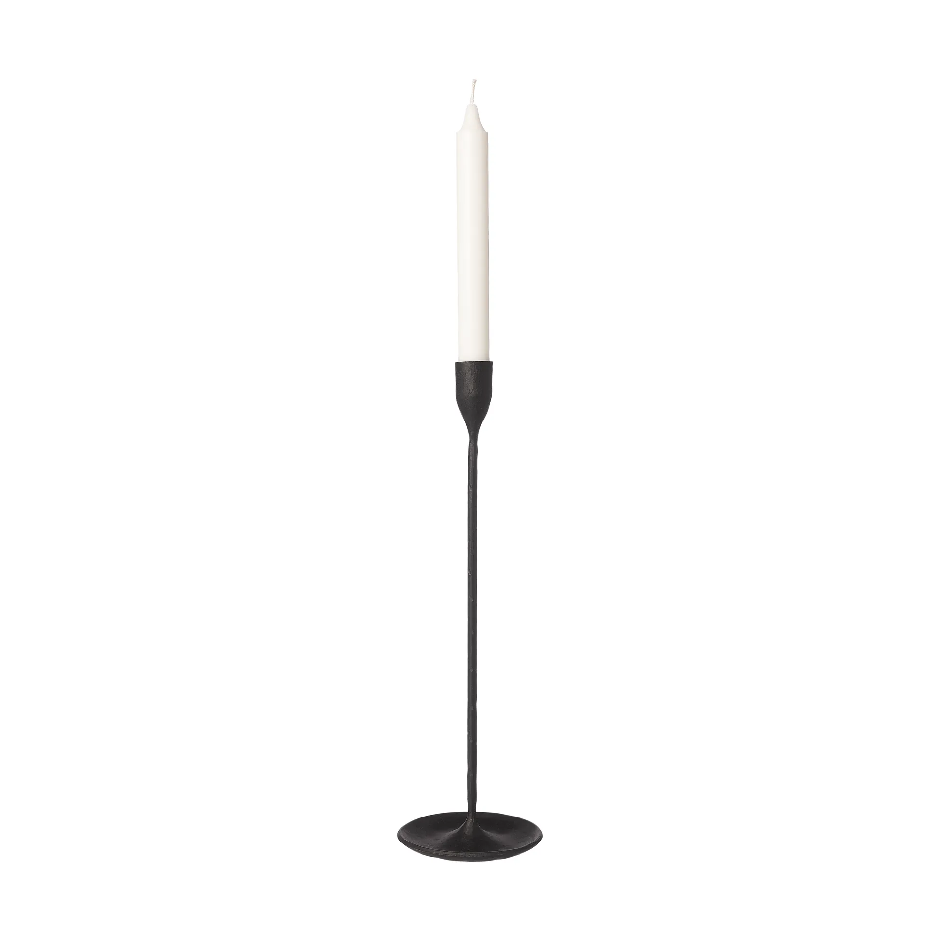 Castiçal Ernst em metal preto, 33,5 cm ERNST