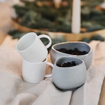 Chávena de expresso Ernst stoneware 10 cl - branco - ERNST