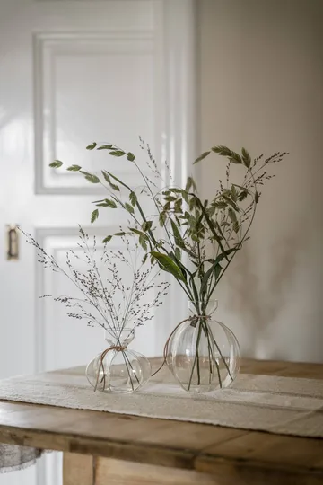 Ernst caminho de mesa - Natural-branco-bege, 45x150 cm - ERNST