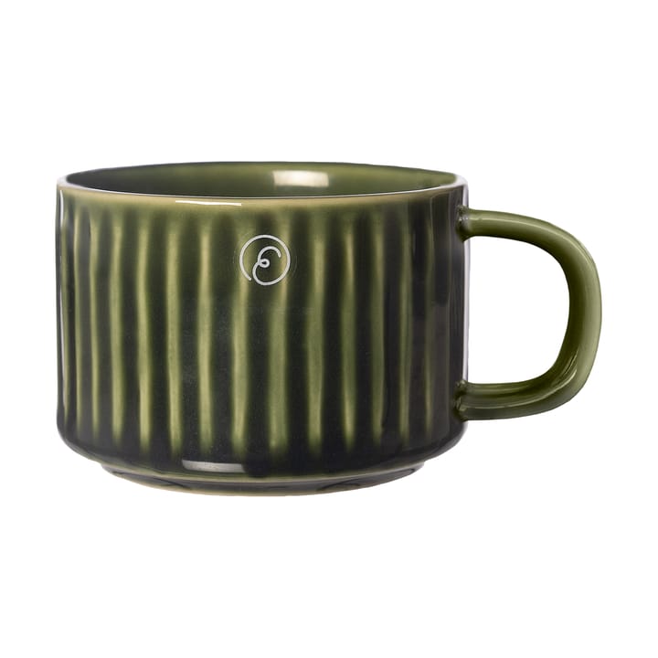 Ernst caneca de glögg com ranhuras pequena 10 cl - Verde - ERNST
