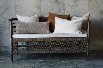 Ernst capa de almofada com textura - Natural, 40x60 cm - ERNST