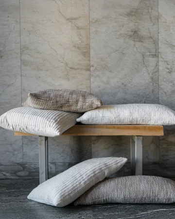 Ernst capa de almofada com textura - Natural, 50x50 cm - ERNST