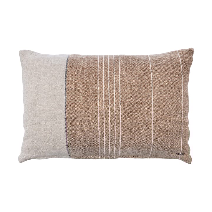 Ernst capa de almofada meio-linho 40x60 cm - Caramelo-natural - ERNST