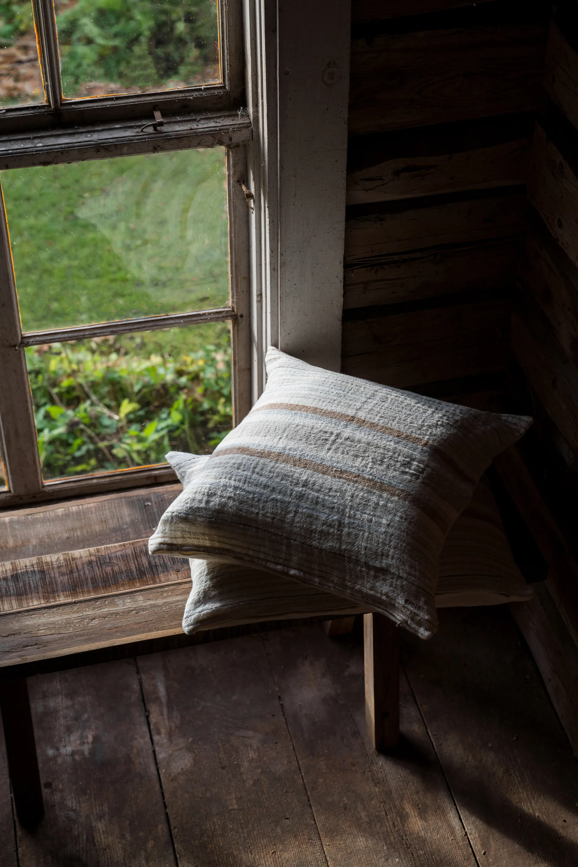 Ernst capa de almofada meio-linho 40x60 cm, Multi-azul claro ERNST