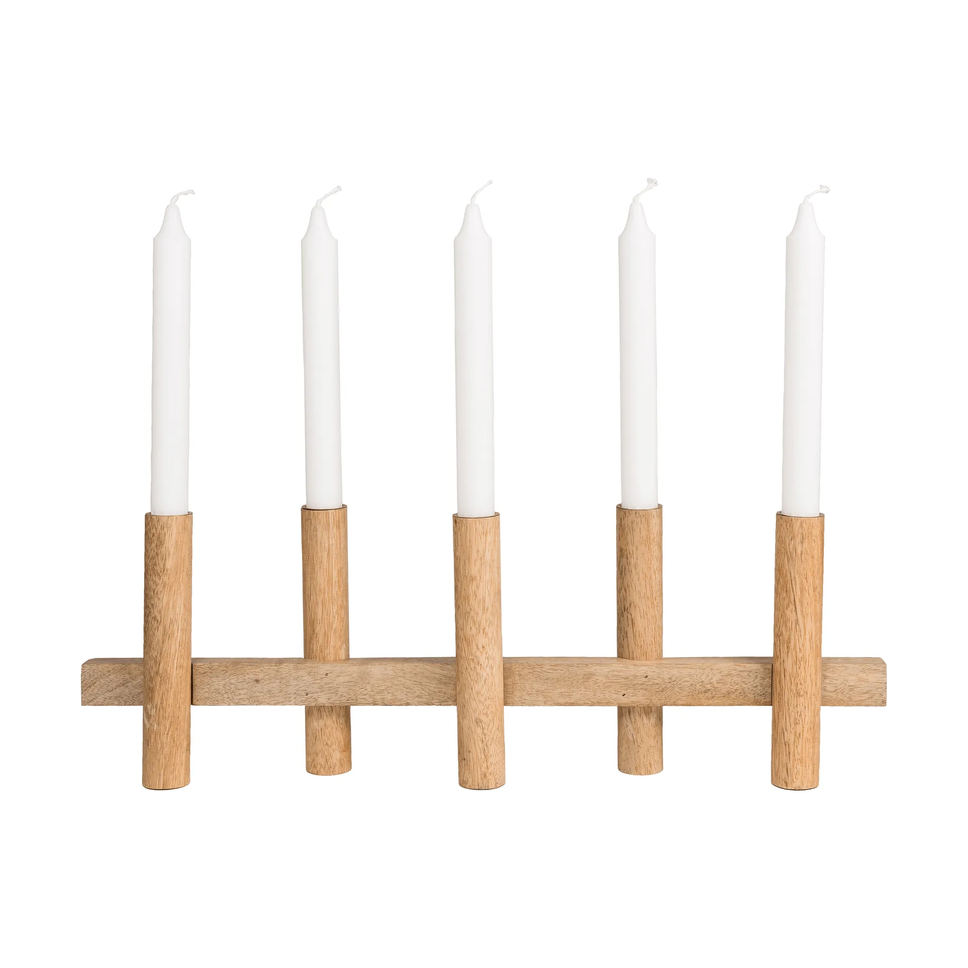 Ernst castiçal 5 velas, Madeira clara ERNST