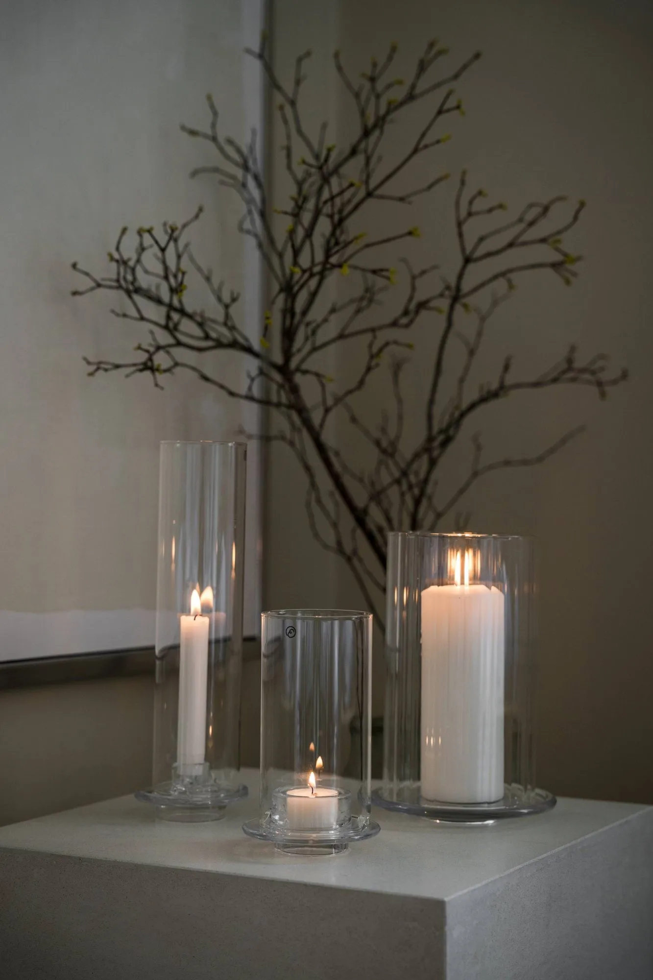 Ernst castiçal para vela tealight, Copo, Ø9x15 cm ERNST