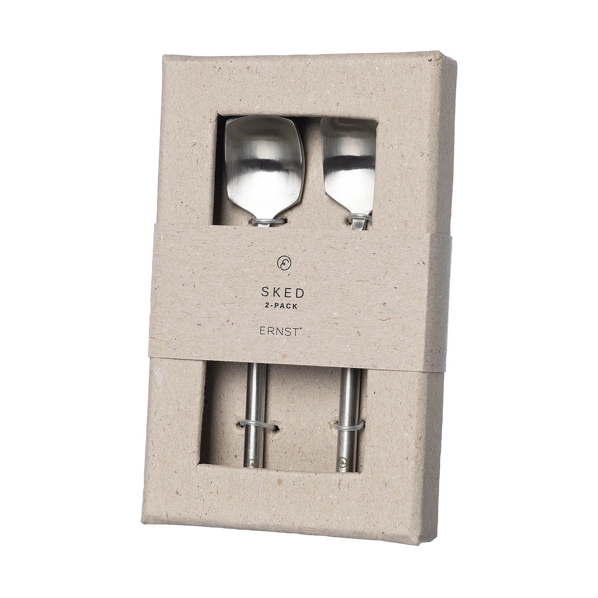 Ernst colher de chá 2-unidades, Aço inoxidável ERNST