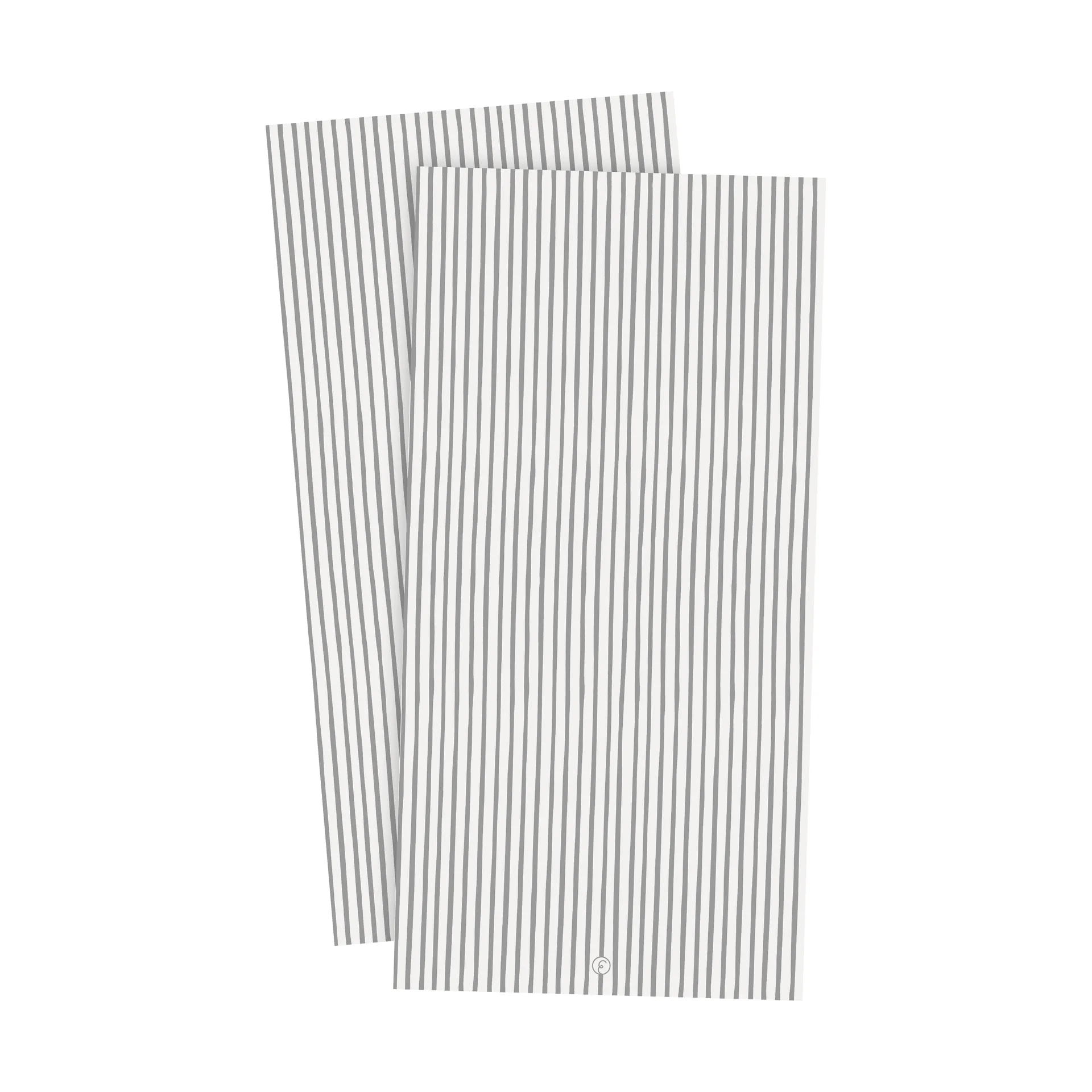 Ernst guardanapo com riscas 10x20 cm 20 unidades, Branco-riscas cinzentas ERNST