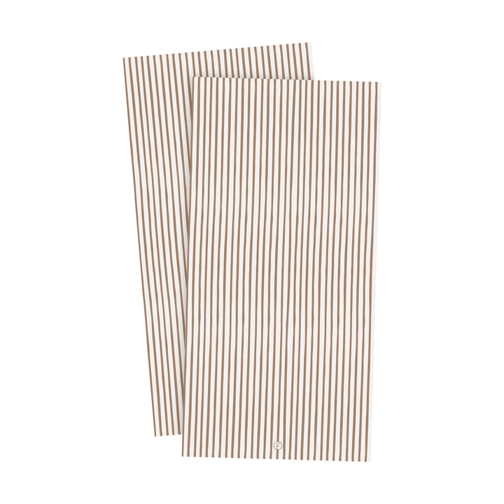 Ernst guardanapo com riscas 10x20 cm 20 unidades - Kola-branco - ERNST