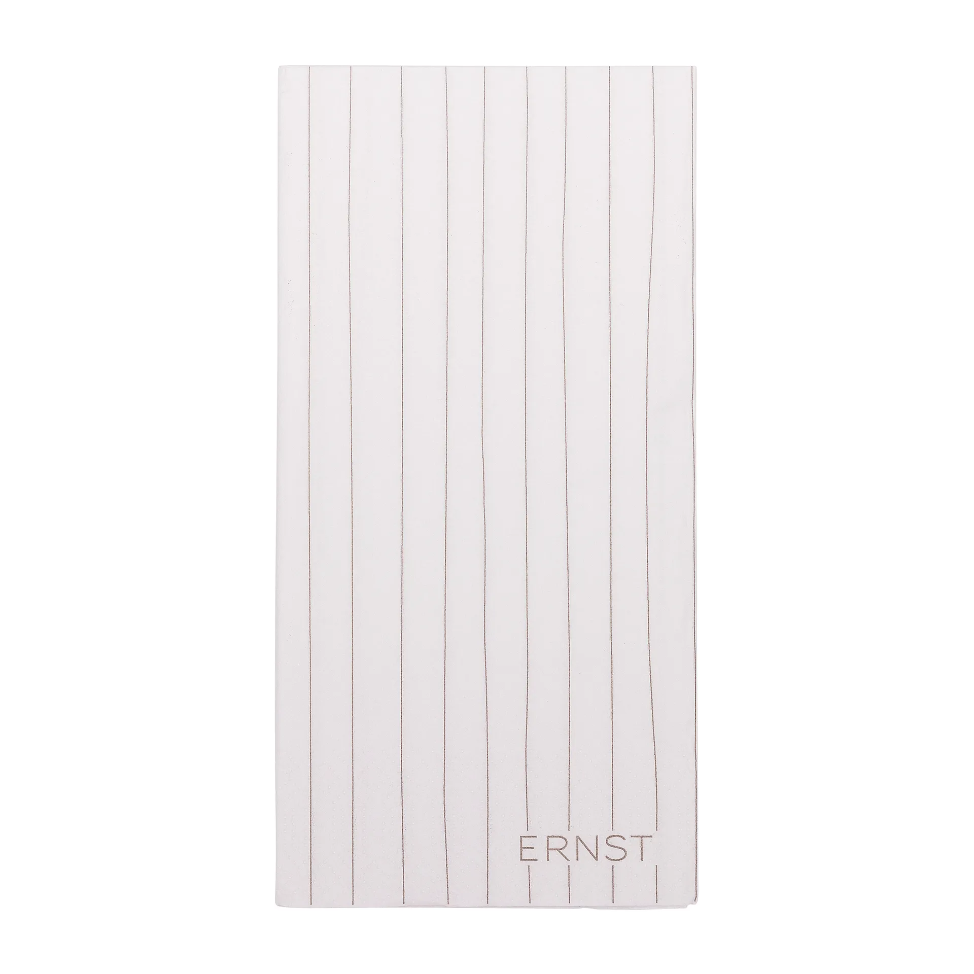 Ernst guardanapo com riscas 10x20 cm 20 unidades, white-grey ERNST