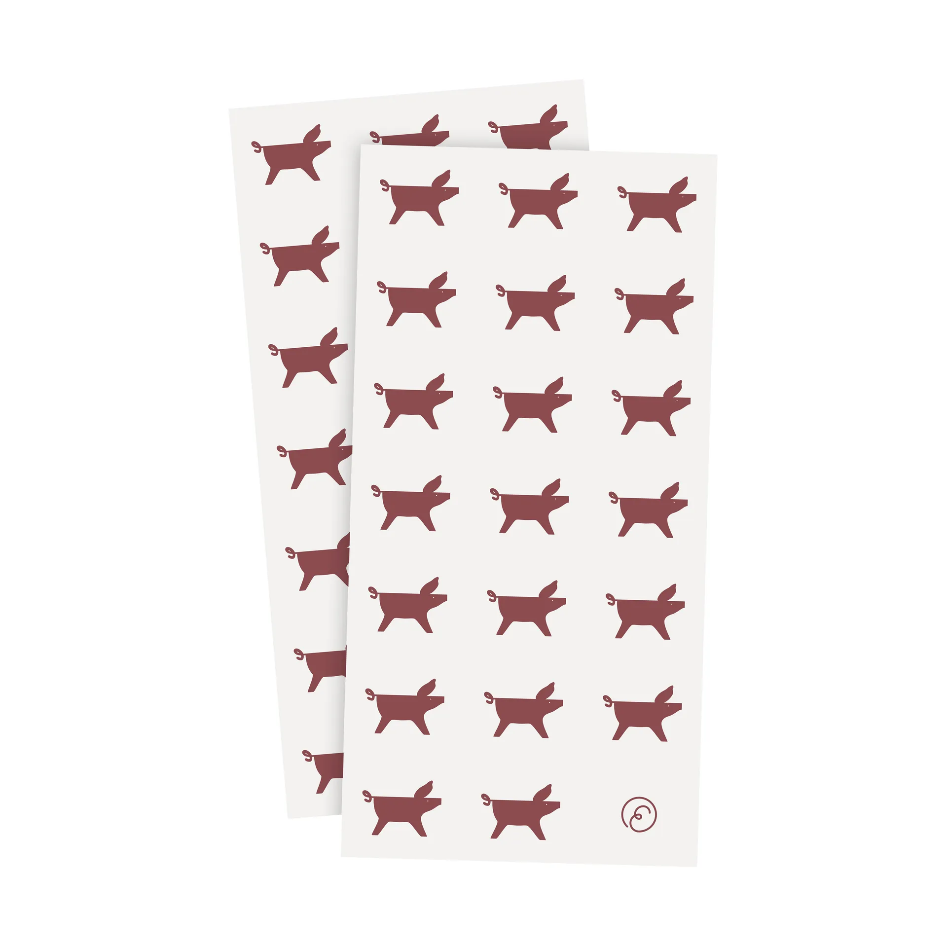 Ernst guardanapo julgris 10x20 cm 20-pack, Branco-vermelho ERNST