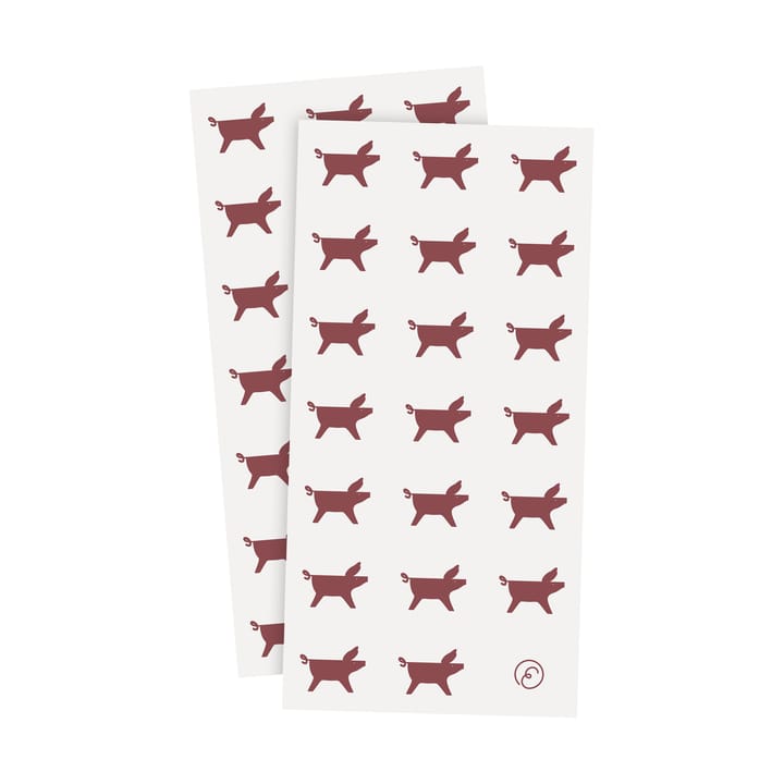 Ernst guardanapo julgris 10x20 cm 20-pack - Branco-vermelho - ERNST