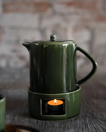 Ernst jarra de glögg com aquecedor - Verde - ERNST