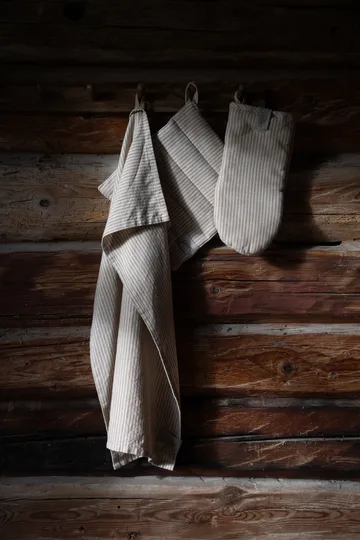 Ernst luva de forno às riscas - Kola-bege - ERNST