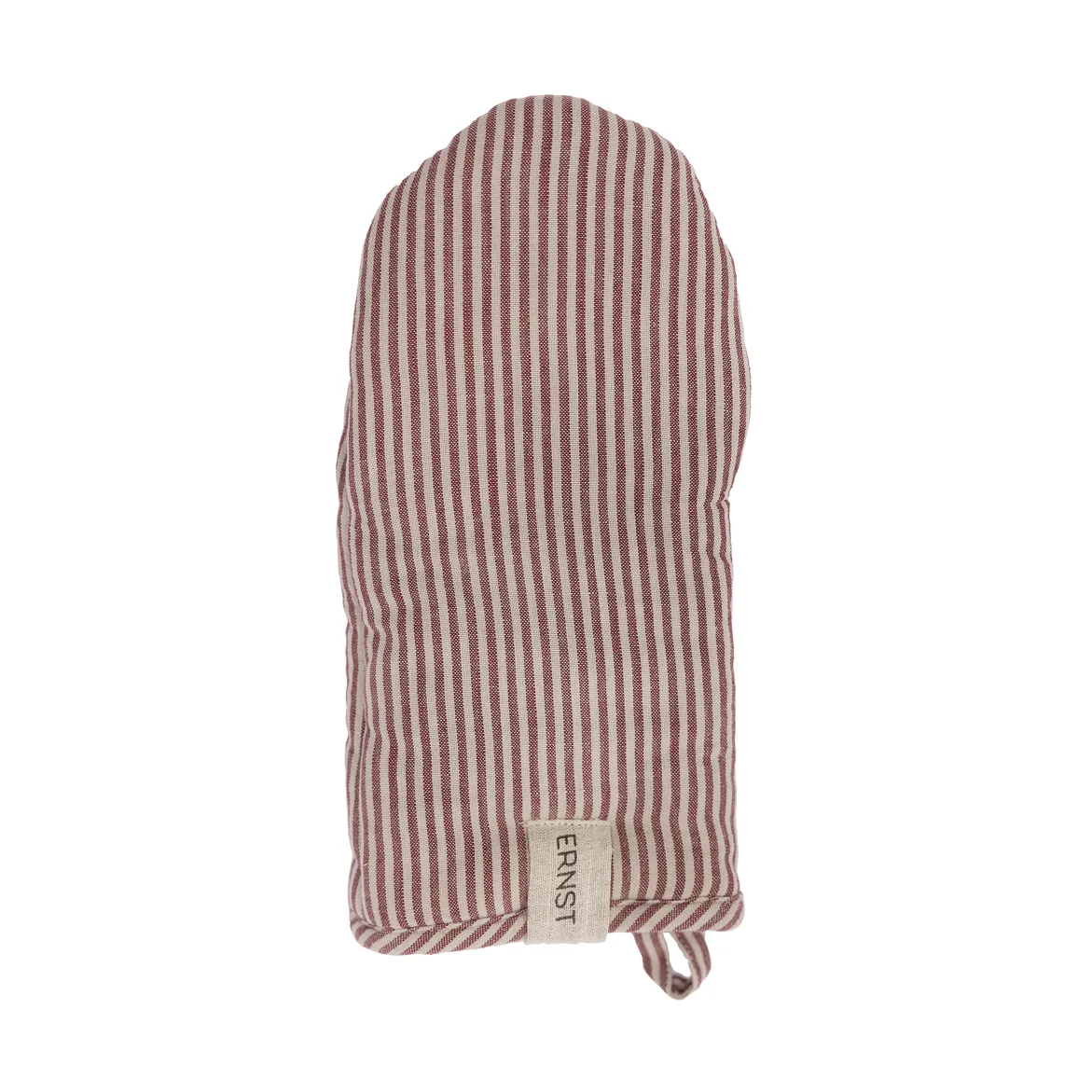 Ernst luva de forno às riscas, Vermelho-bege ERNST