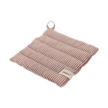 Ernst luva de forno às riscas23x25 cm - Vermelho-bege - ERNST