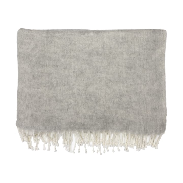 Ernst manta com franjas 130x170 cm - Cinza - ERNST