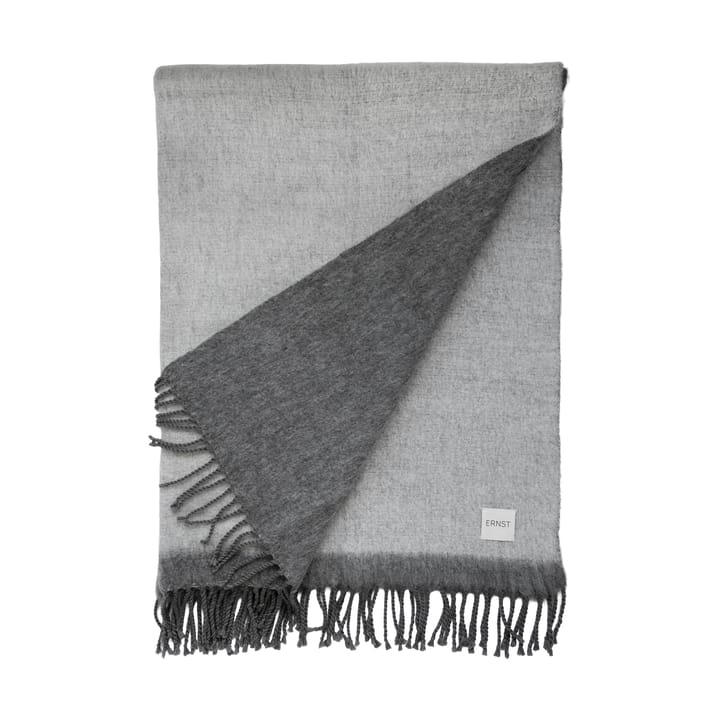 Ernst manta com franjas 130x170 cm - Cinzento escuro-branco - ERNST