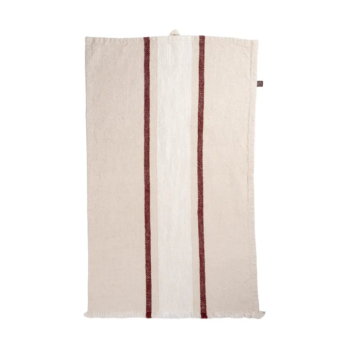 Ernst pano de cozinha - Natural-branco-vermelho, 47x70 cm - ERNST