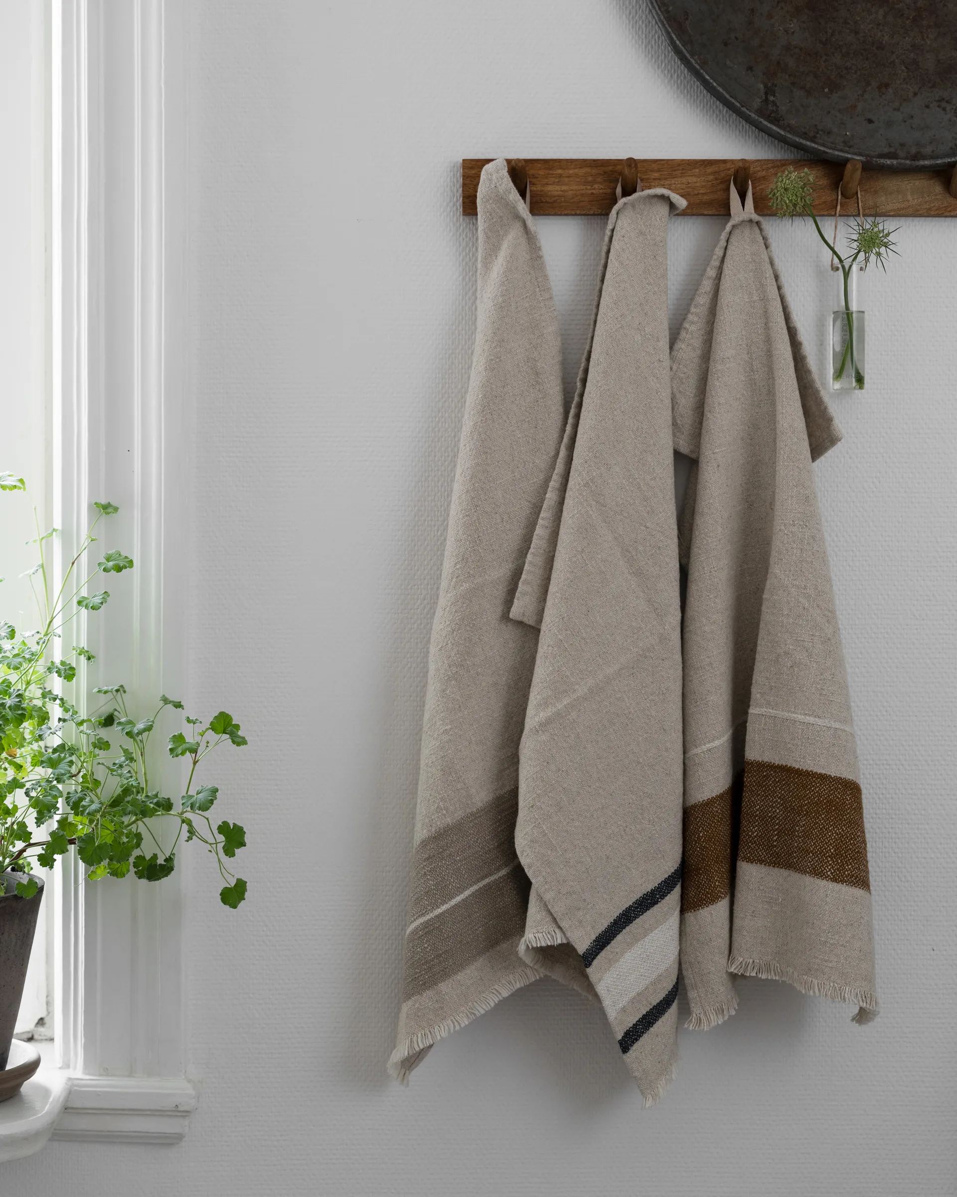 Ernst pano de cozinha, Natural-caramelo-branco, 47x70 cm ERNST