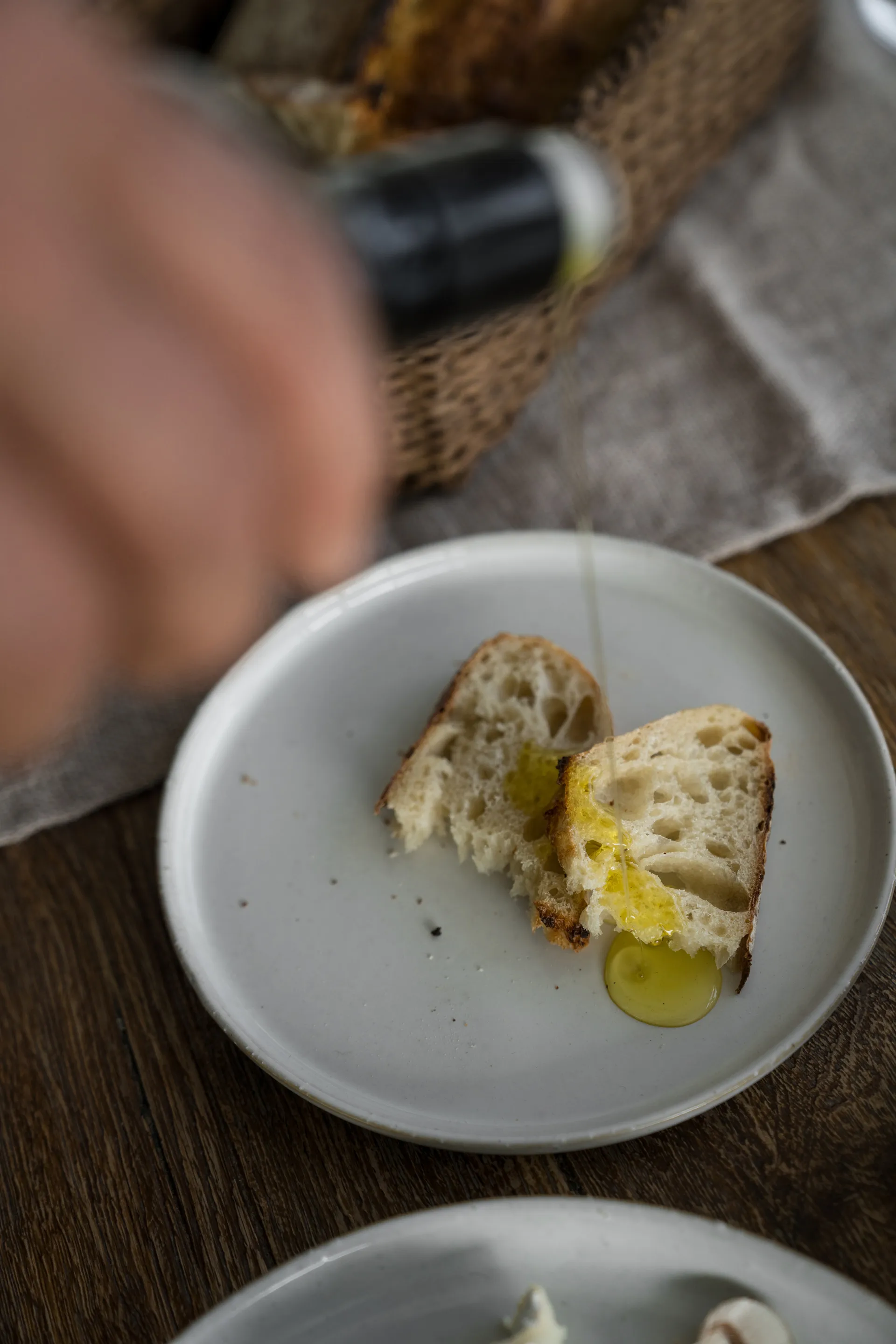 Ernst prato Ø24,5 cm, Branco natural ERNST