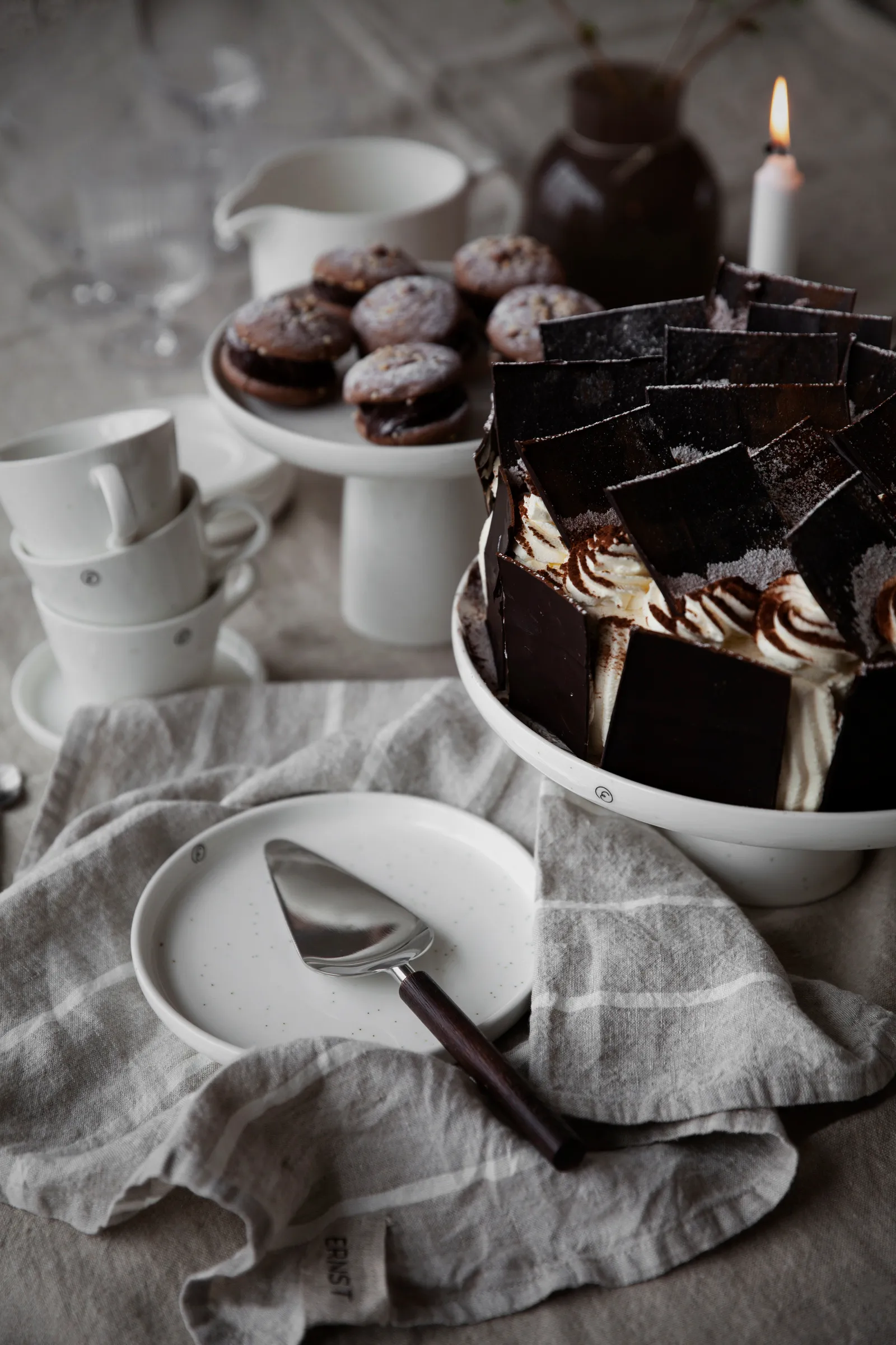 Ernst prato pequeno Ø17,5 cm, Baunilha ERNST