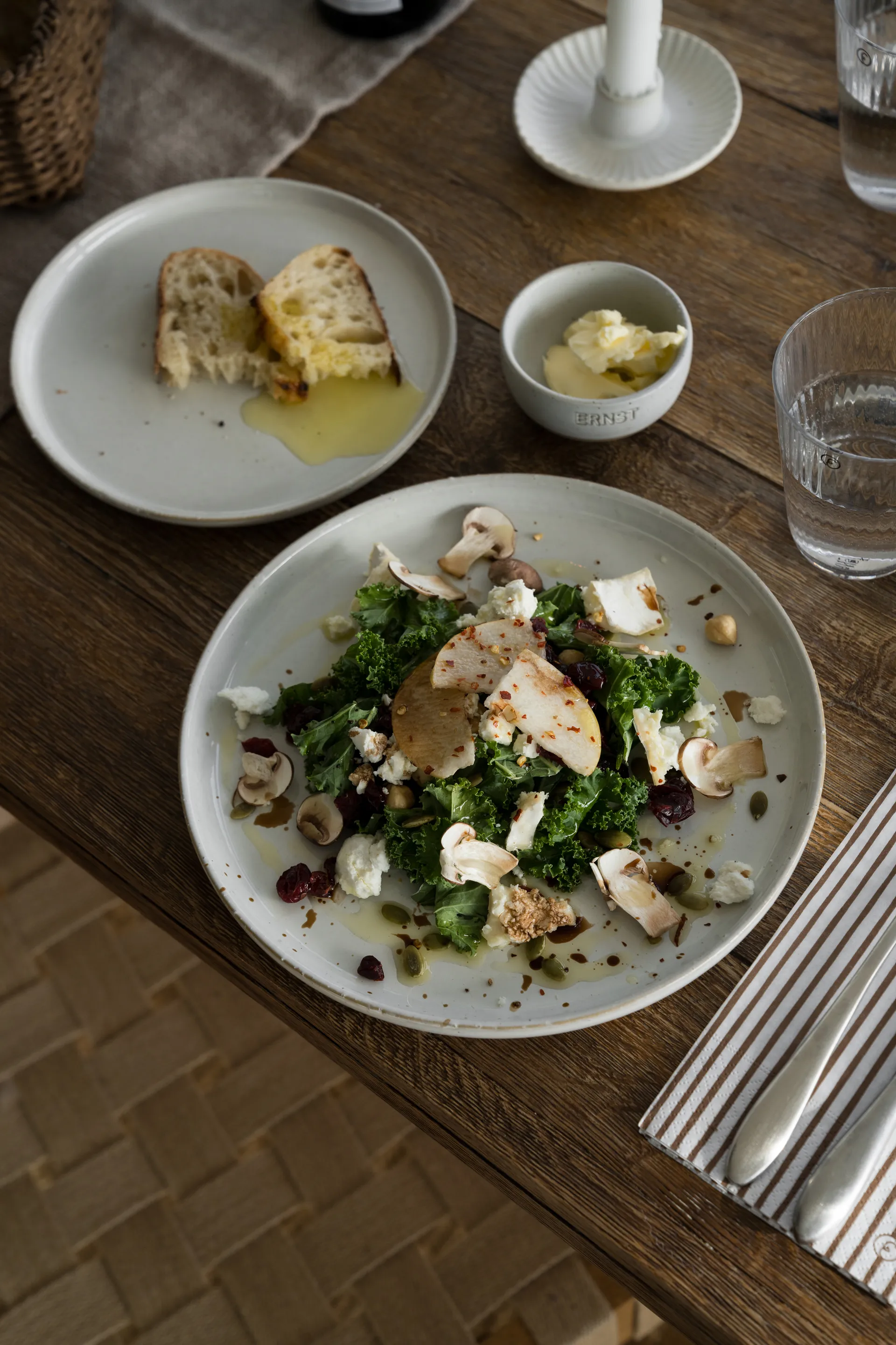 Ernst prato pequeno Ø20 cm, Branco natural ERNST