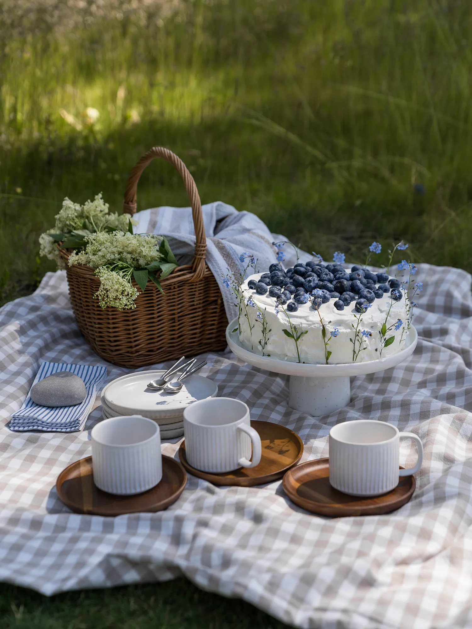 Ernst suporte de bolo Ø27 cm, Baunilha ERNST