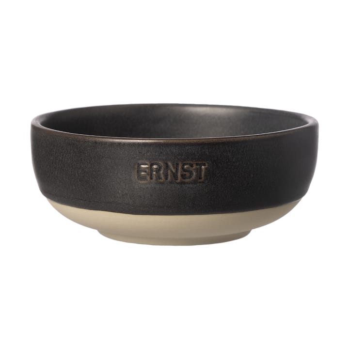 Ernst taça - Preto fosco-base natural, Ø11 cm - ERNST
