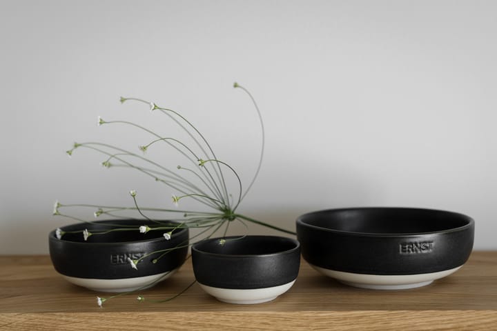 Ernst taça, Preto fosco-base natural, Ø14 cm ERNST