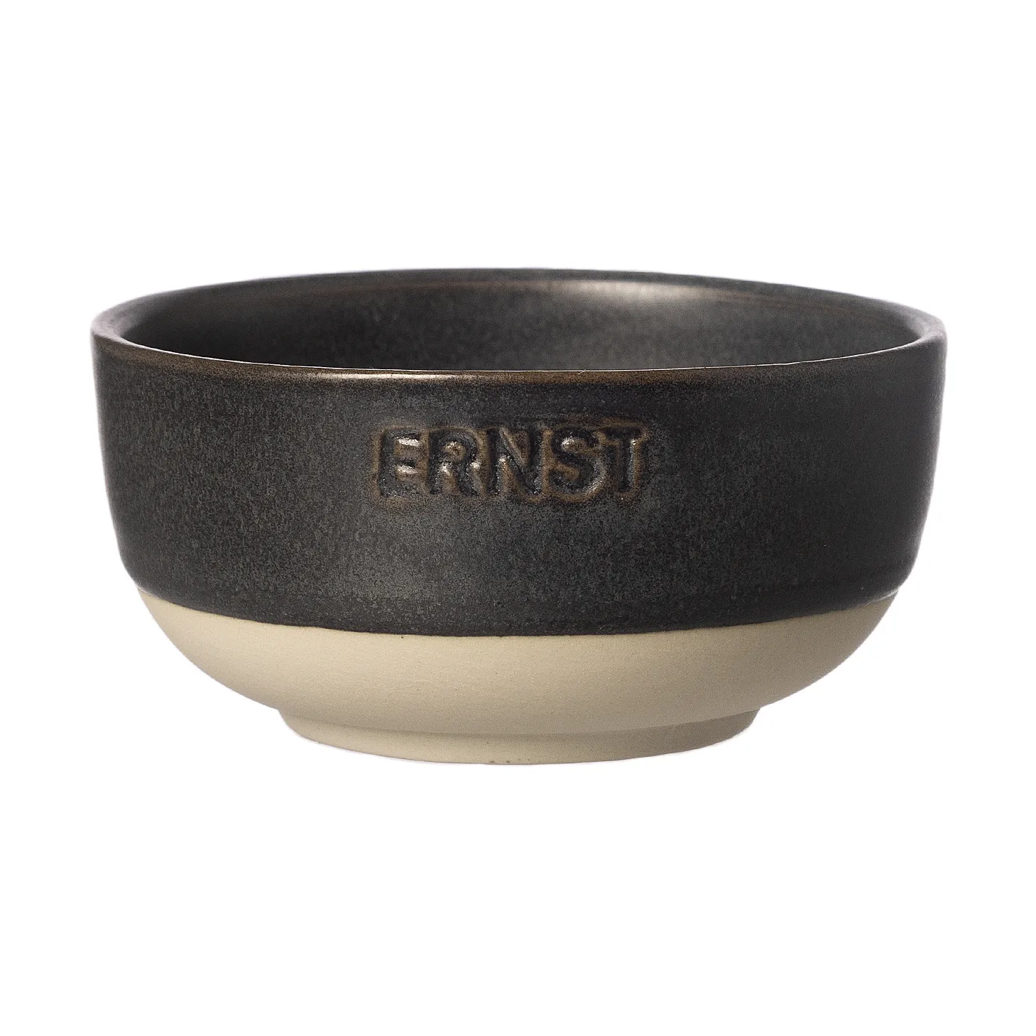 Ernst taça, Preto fosco-base natural, Ø8 cm ERNST