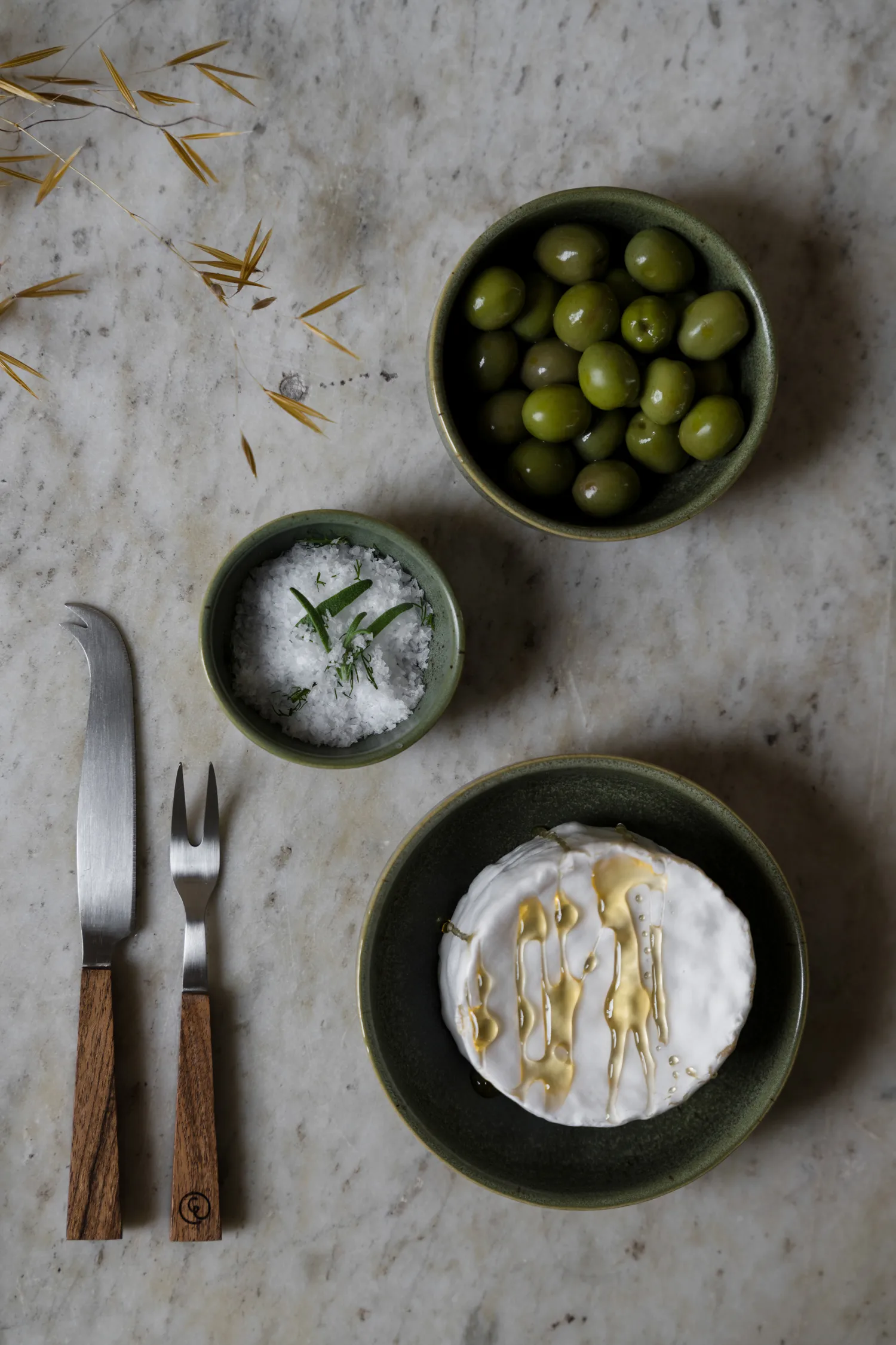 Ernst taça, Verde-natural fundo, Ø11 cm ERNST