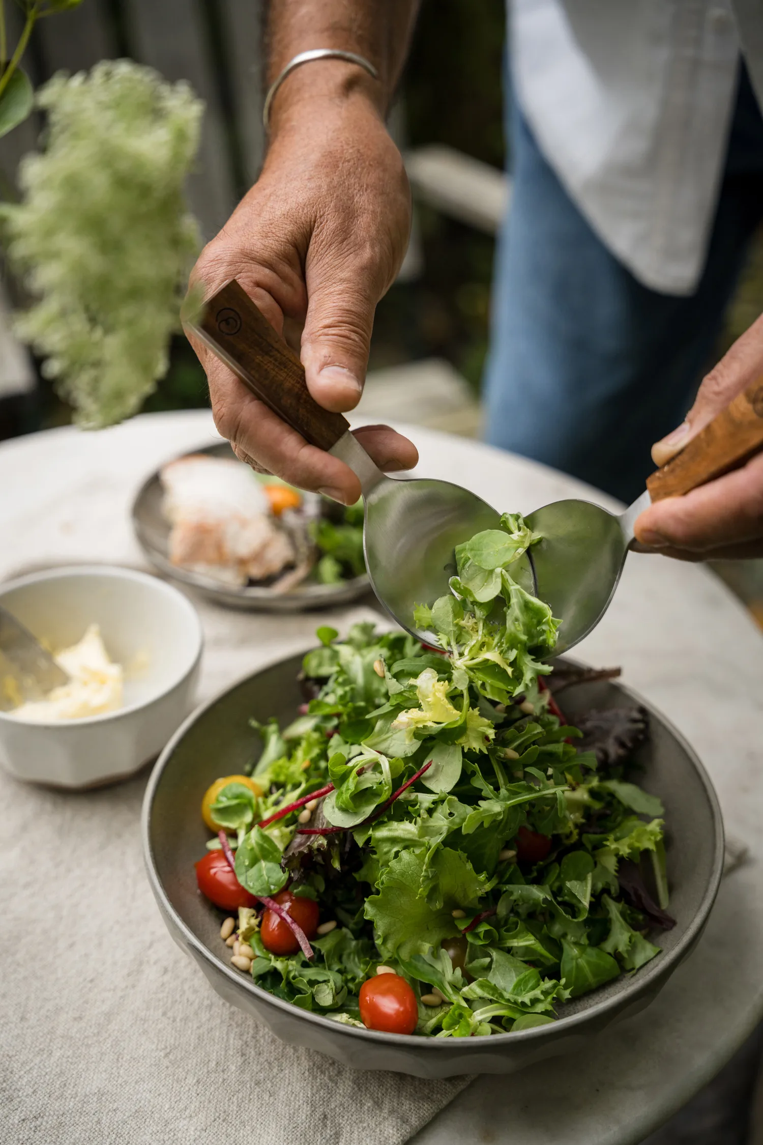 Ernst talheres de salada 2 peças, Acácia, 18 cm ERNST
