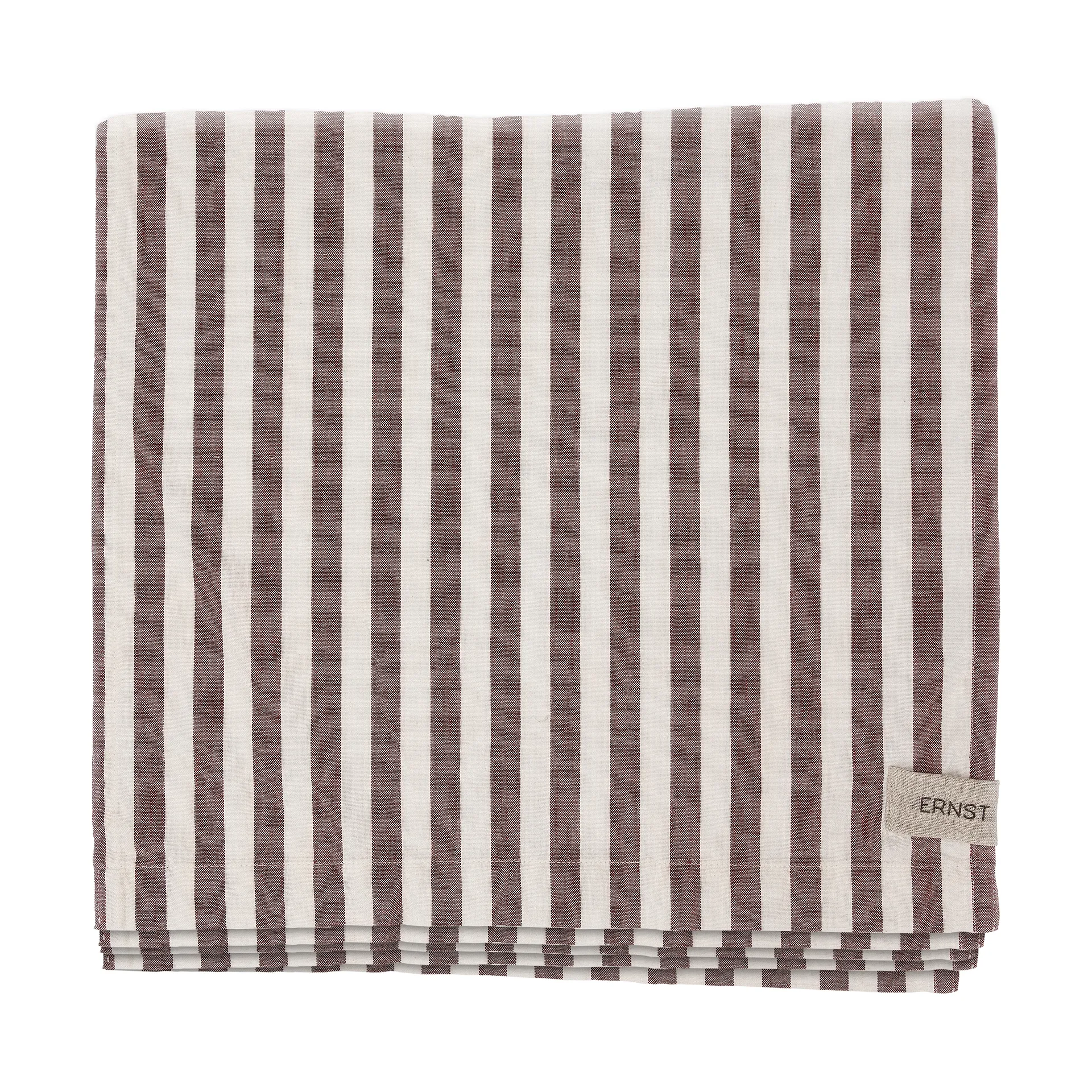 Ernst toalha de mesa às riscas 145x300 cm, Vermelho-branco ERNST