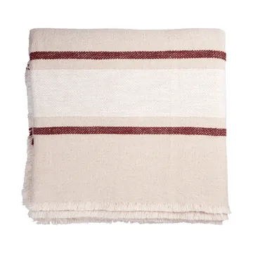 Ernst toalha de mesa - Natural-branco-vermelho, 145x300 cm - ERNST
