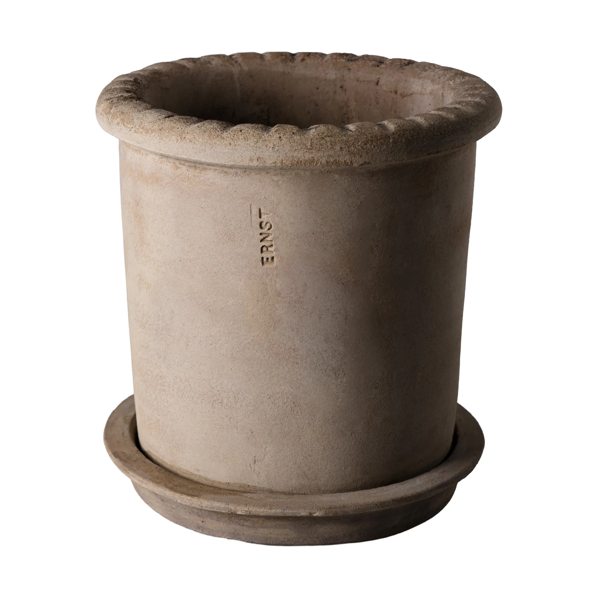 Ernst vaso de terracota com prato, Ø20x20 cm ERNST