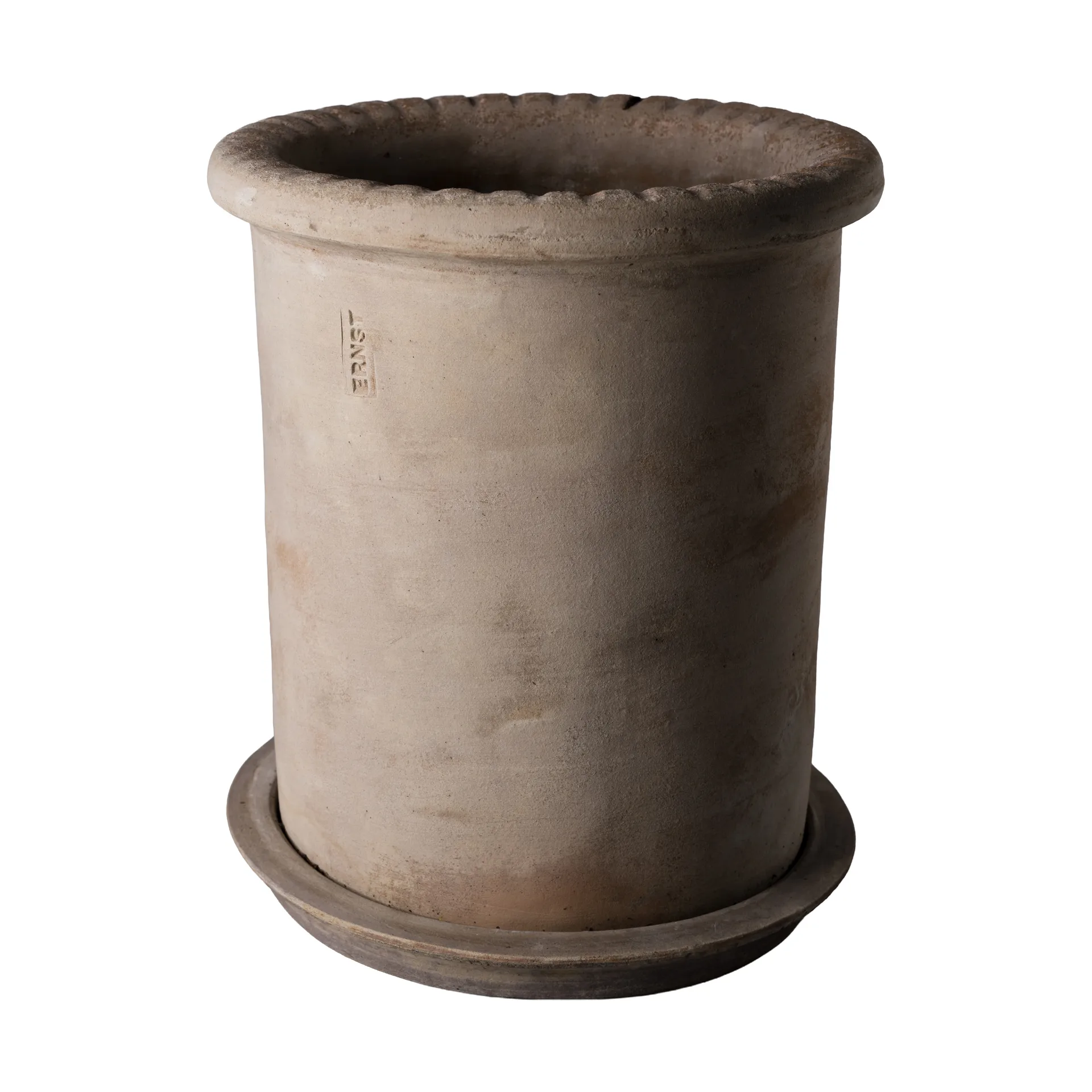 Ernst vaso de terracota com prato, Ø25x28 cm ERNST