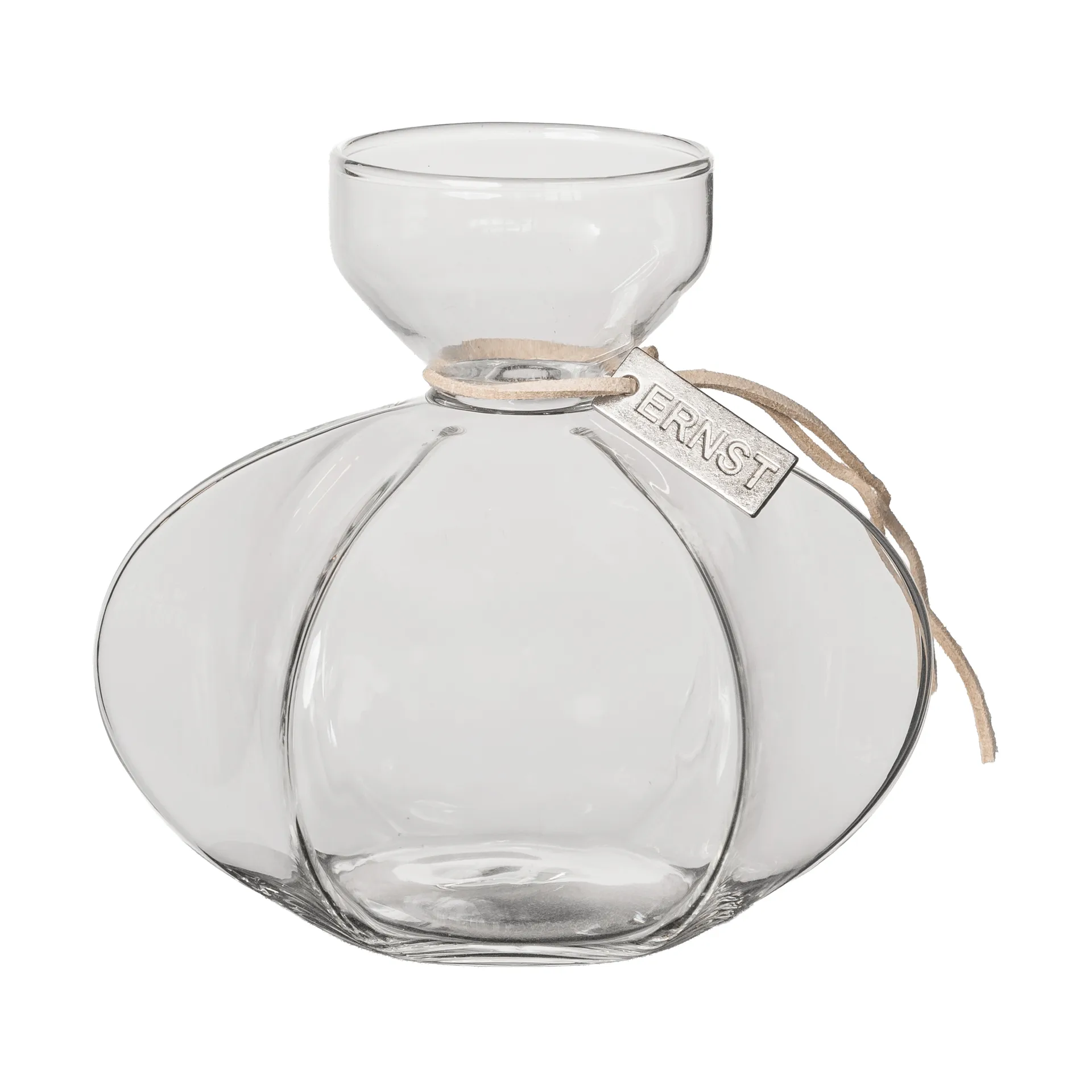Ernst vaso de vidro para ramo ou caroço, Ø10x10 cm ERNST