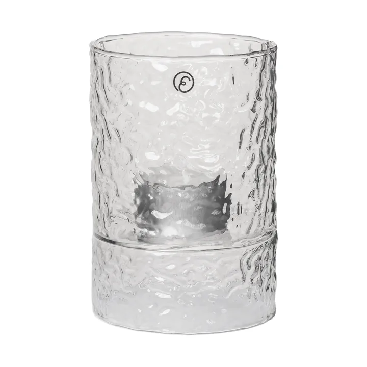 Ernst vaso/castiçal com textura - Ø7,5x11 cm - ERNST
